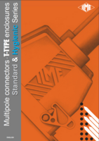 STANDARD &amp; HYGIENIC SERIES: MULTIPOLE CONNECTORS T-TYPE ENCLOSURES